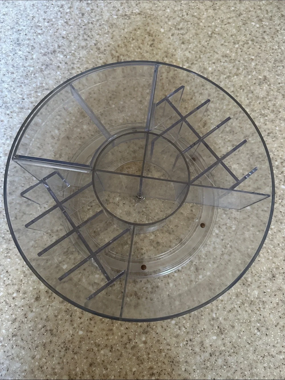 i Design Clear Acrylic Cosmetic/Beauty Organizer Carousel